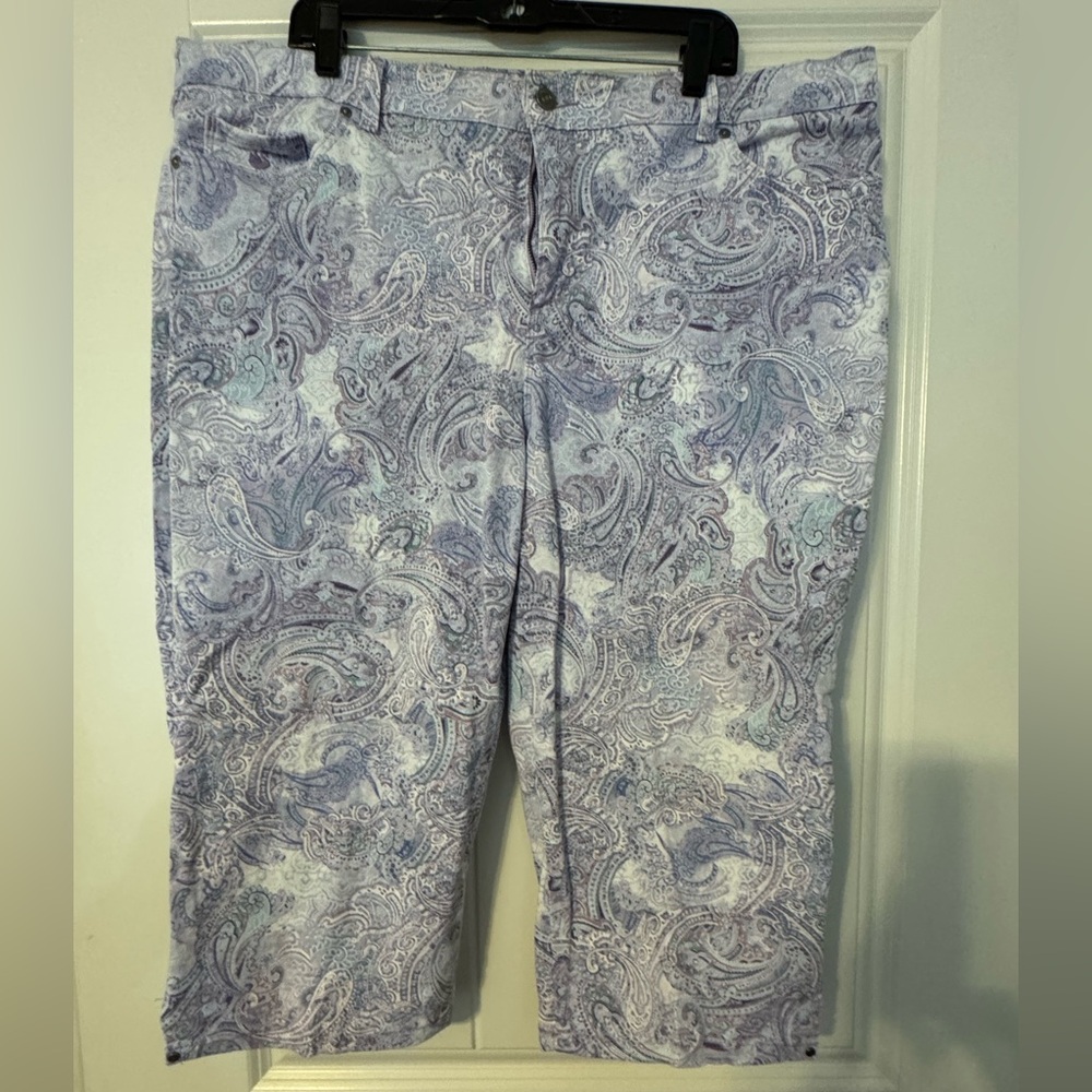 Paisley Print capris